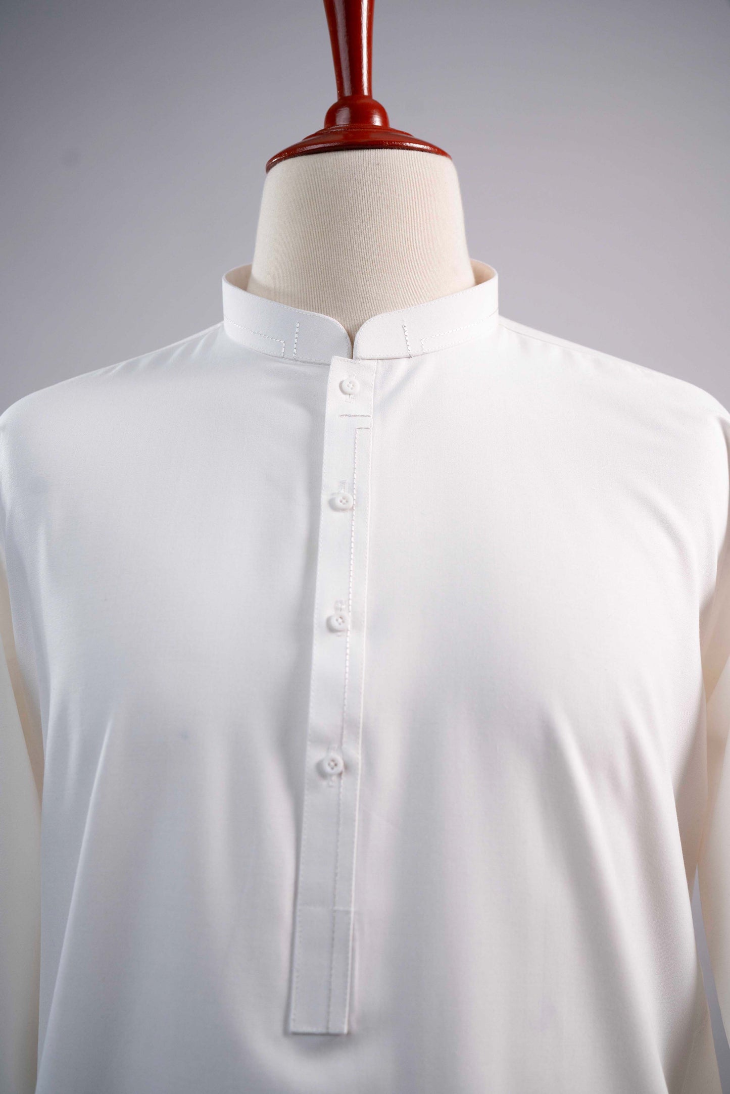 WHITE EMBROIDERED KURTA SHALWAR - RC10