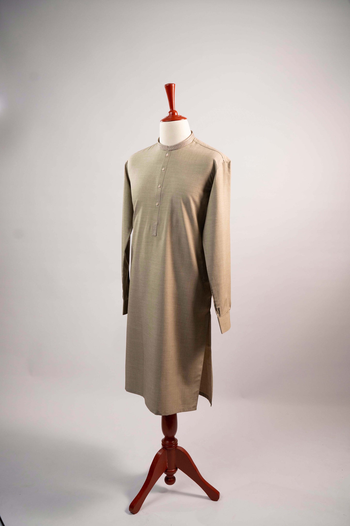 TORTILLA BROWN EMBROIDERED KURTA SHALWAR - RC09