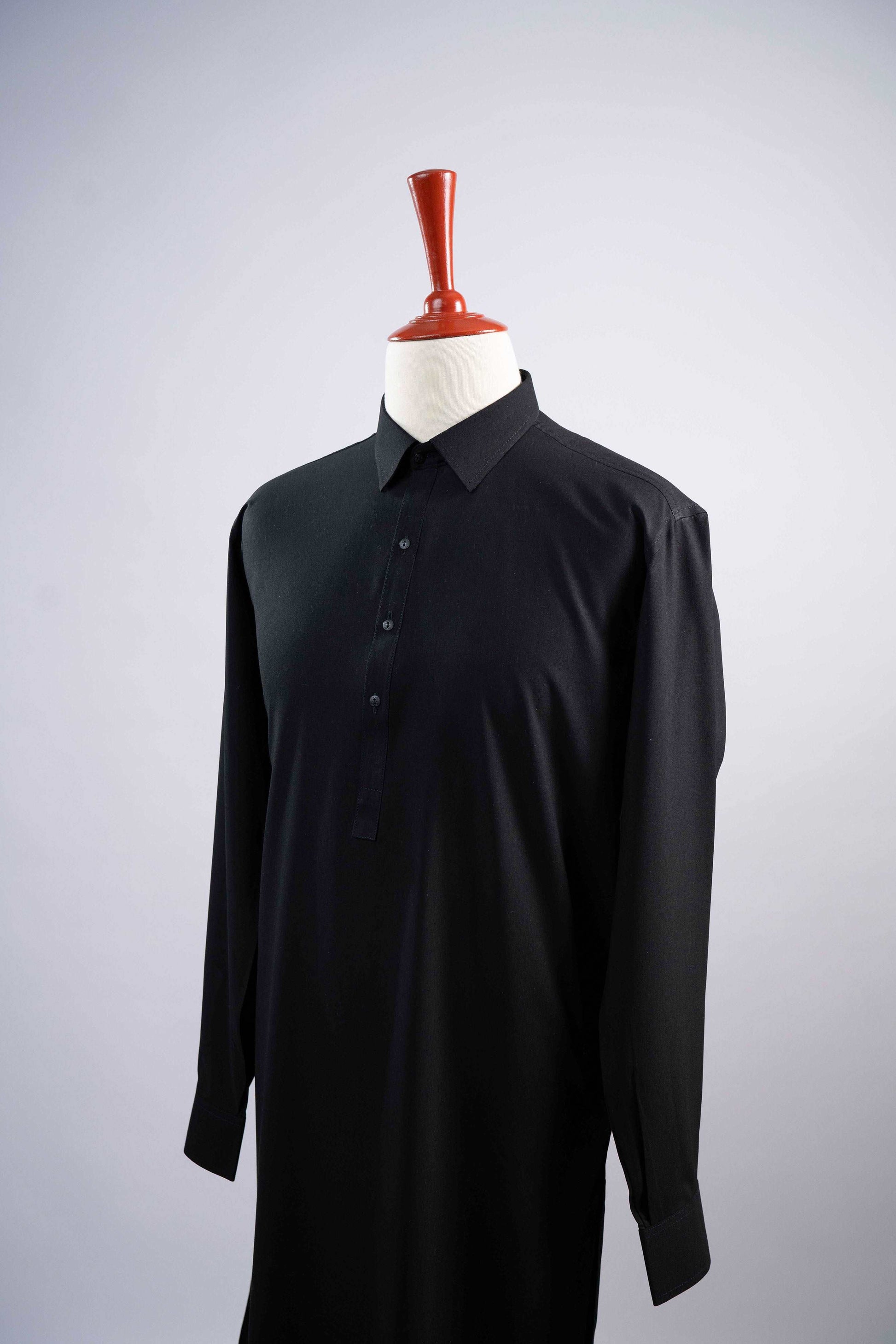 BLACK KAMEEZ SHALWAR - RC01