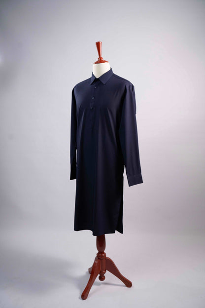 NAVY BLUE KAMEEZ SHALWAR - RC03